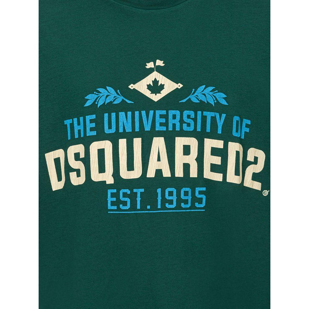Dsquared² Green Cotton T-Shirt DS-5679674-S
