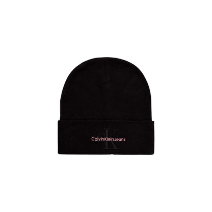 Calvin Klein Jeans Black Cotton Cap (Baseball Hat)