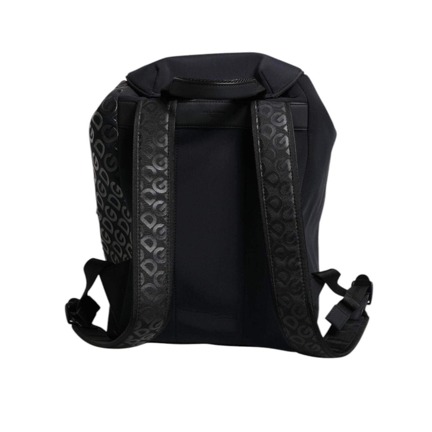 Front view with bag zipped and handles upright.