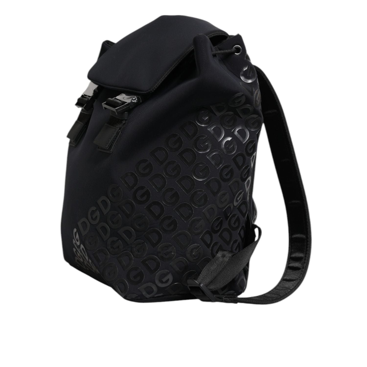 Front view with bag zipped and handles upright.