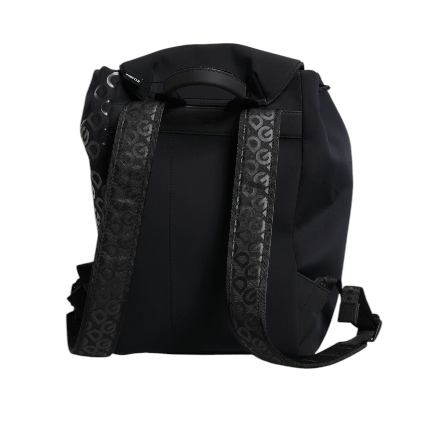 Front view with bag zipped and handles upright.