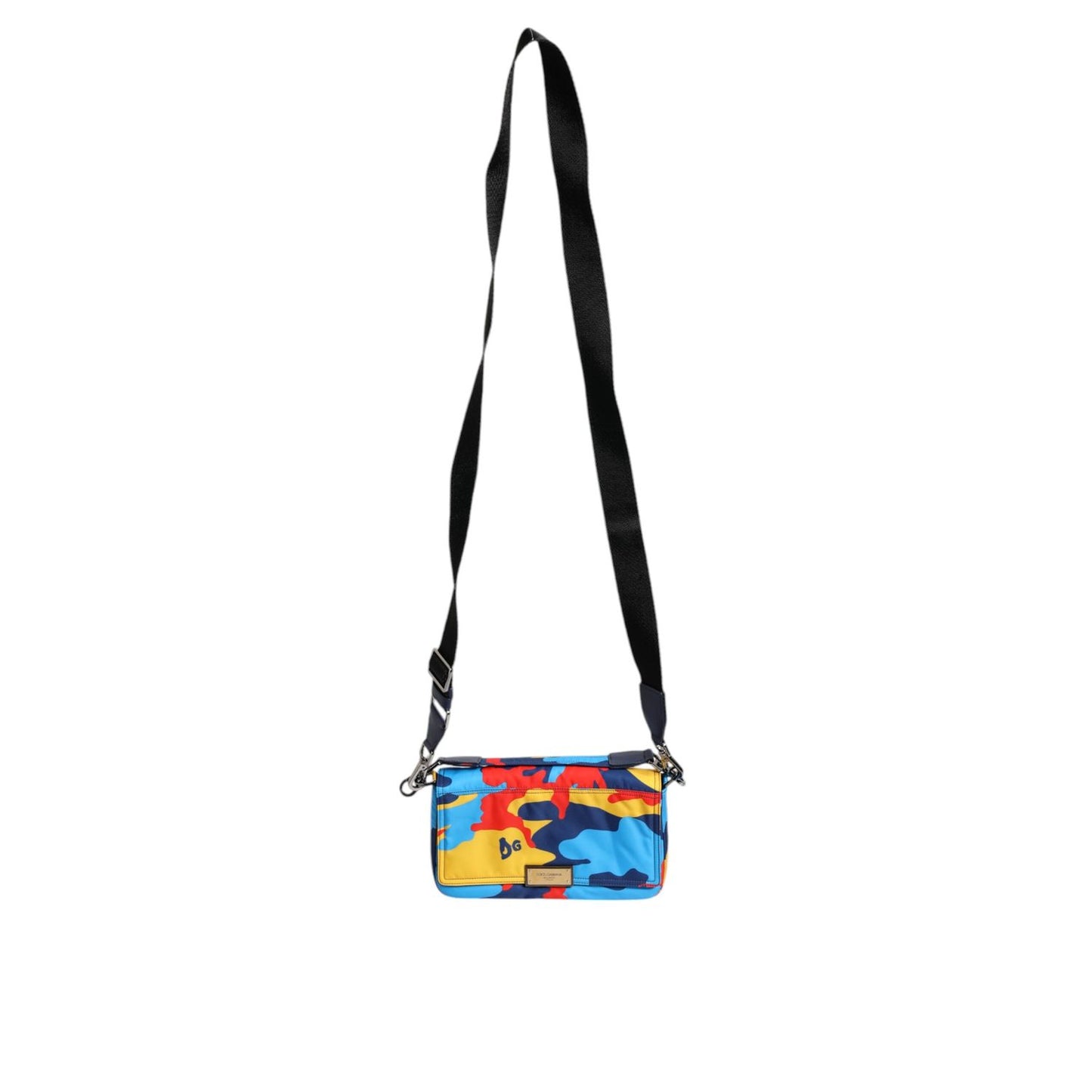 Dolce & Gabbana Multicolor Camouflage Nylon Crossbody Bag