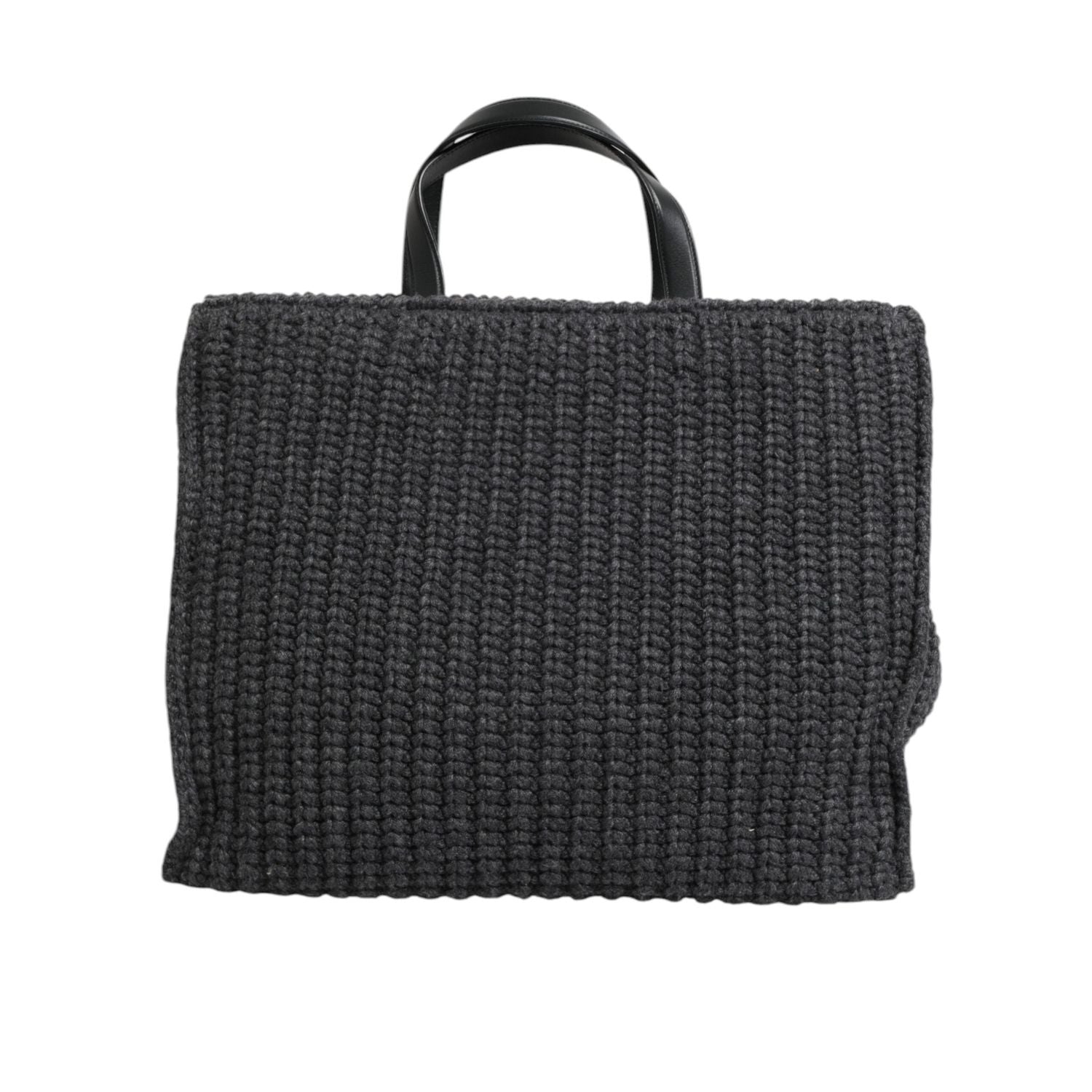 Front view with bag zipped and handles upright.