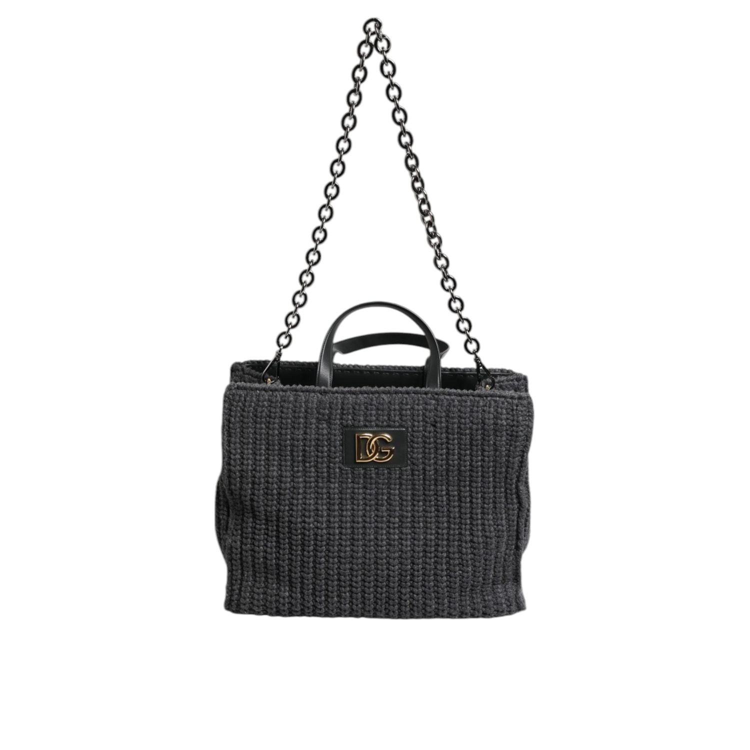 Front view with bag zipped and handles upright.