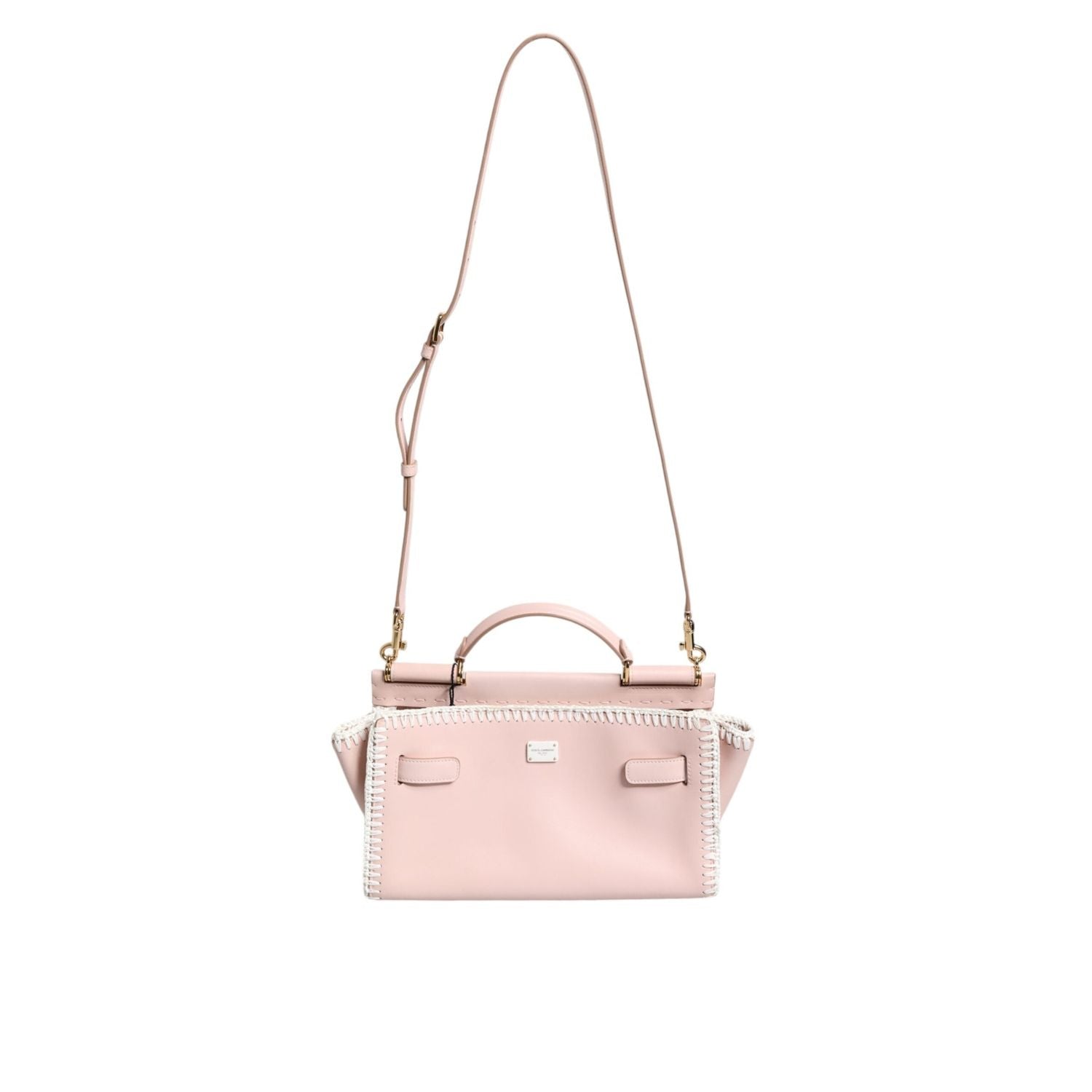 Front view with bag zipped and handles upright.