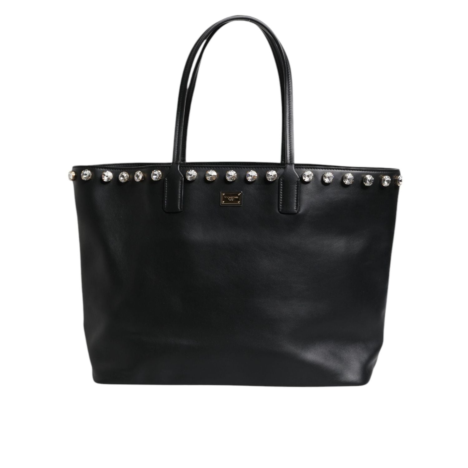 Front view with bag zipped and handles upright.