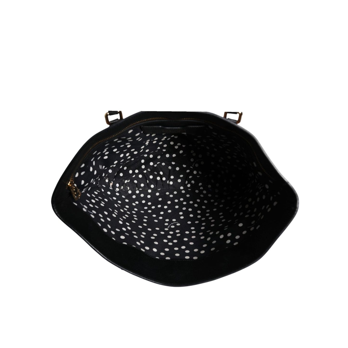Dolce & Gabbana Brown Black Calfskin Leopard Print Shoulder Tote Bag BAG4078