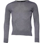 Dolce & Gabbana Gray Cashmere Crew Neck Pullover Sweater TSH87728-44