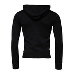 Dolce & Gabbana Black Logo Full Zip Hooded Sweatshirt Sweater