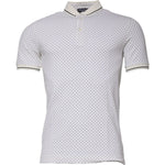 Dolce & Gabbana White Polka Dot Cotton Collared Polo T-shirt TSH87720-44