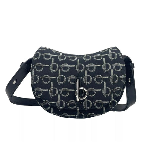 Burberry Mini Rocking Horse Crossbody Bag Purse Black 40822