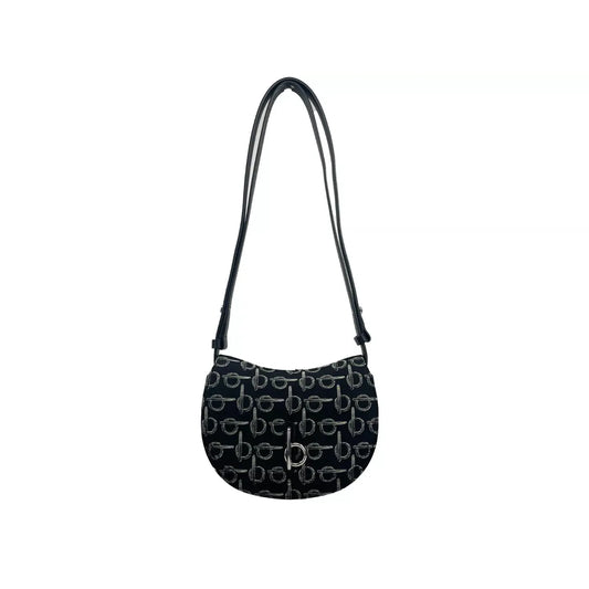 Burberry Mini Rocking Horse Crossbody Bag Purse Black 40822