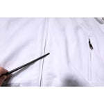 Dolce & Gabbana White Full Zip Hooded Sweatshirt Sweater TSH87200-50