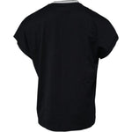 Dolce & Gabbana Dark Blue Logo Crown Cotton Crew Neck T-shirt TSH90053-44