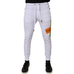 Dolce & Gabbana White Cotton Logo Jogger Pants PAN75565-44