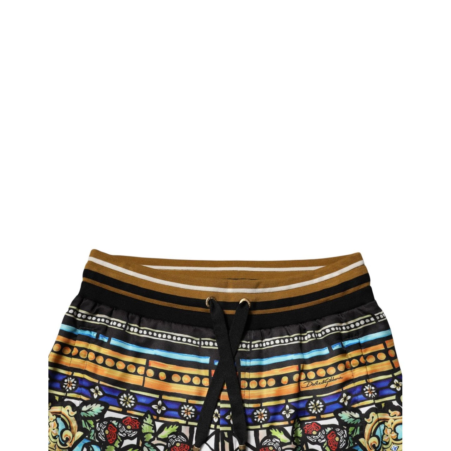 Dolce & Gabbana Multicolor NAPOLEON Jogger Sweatpants Pants