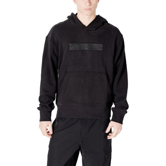 Calvin Klein Jeans Black Cotton Hoody CA-16499000009-IT52 | XL