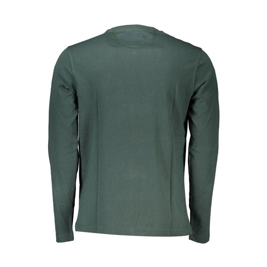 La Martina Green Cotton T-Shirt LA-1041-IT44 | XS