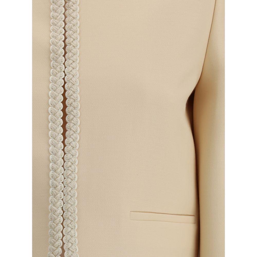 Front view with bag zipped and handles upright.