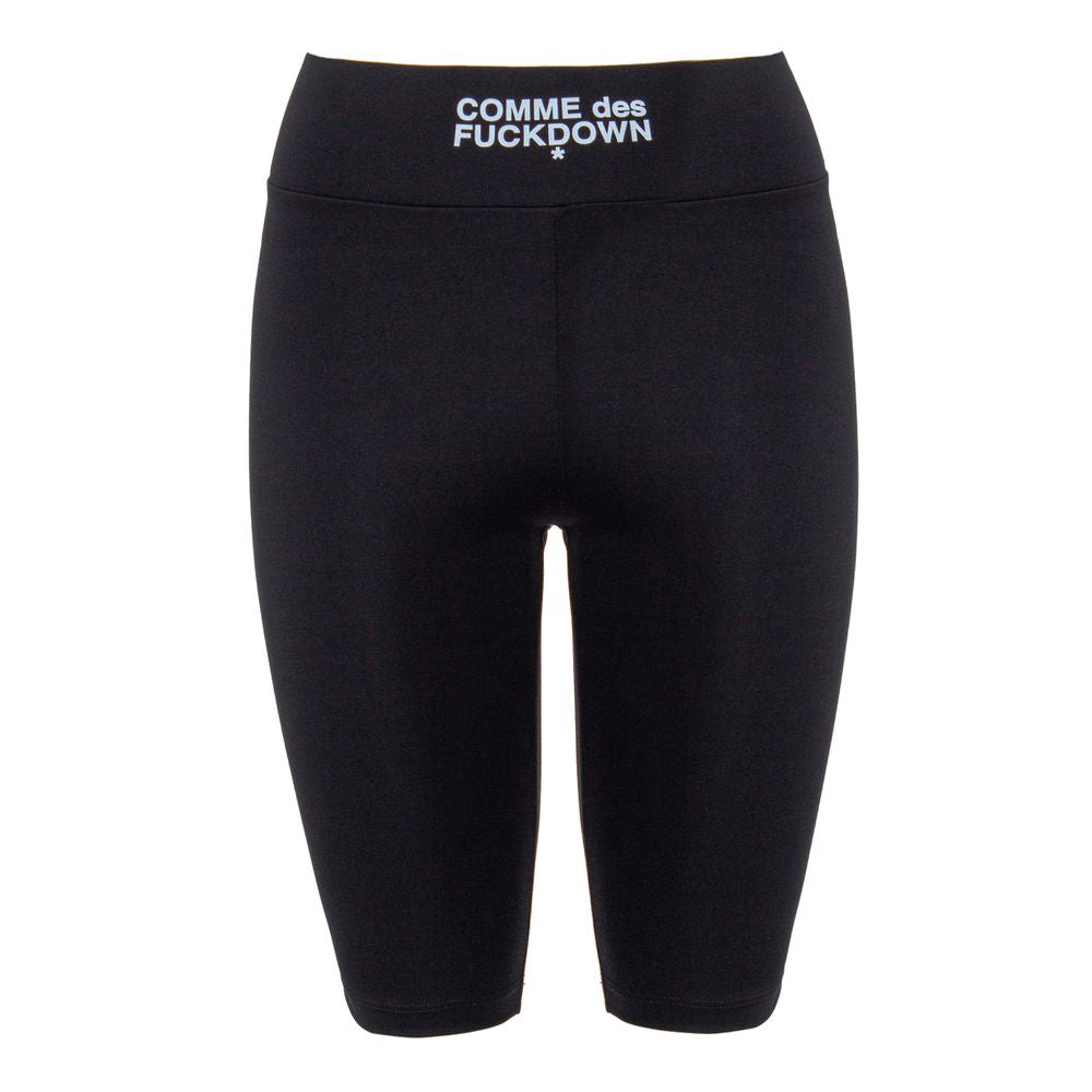 Comme Des Fuckdown Black Polyester Women's Legging