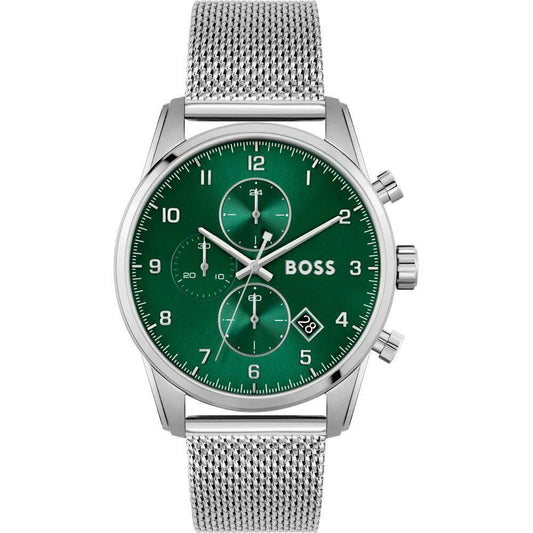 Hugo Boss Silver Stainless Steel Watch BO1513938AC