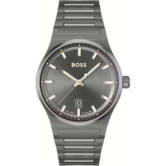 Hugo Boss Gray Stainless Steel Watch BO1514078AC
