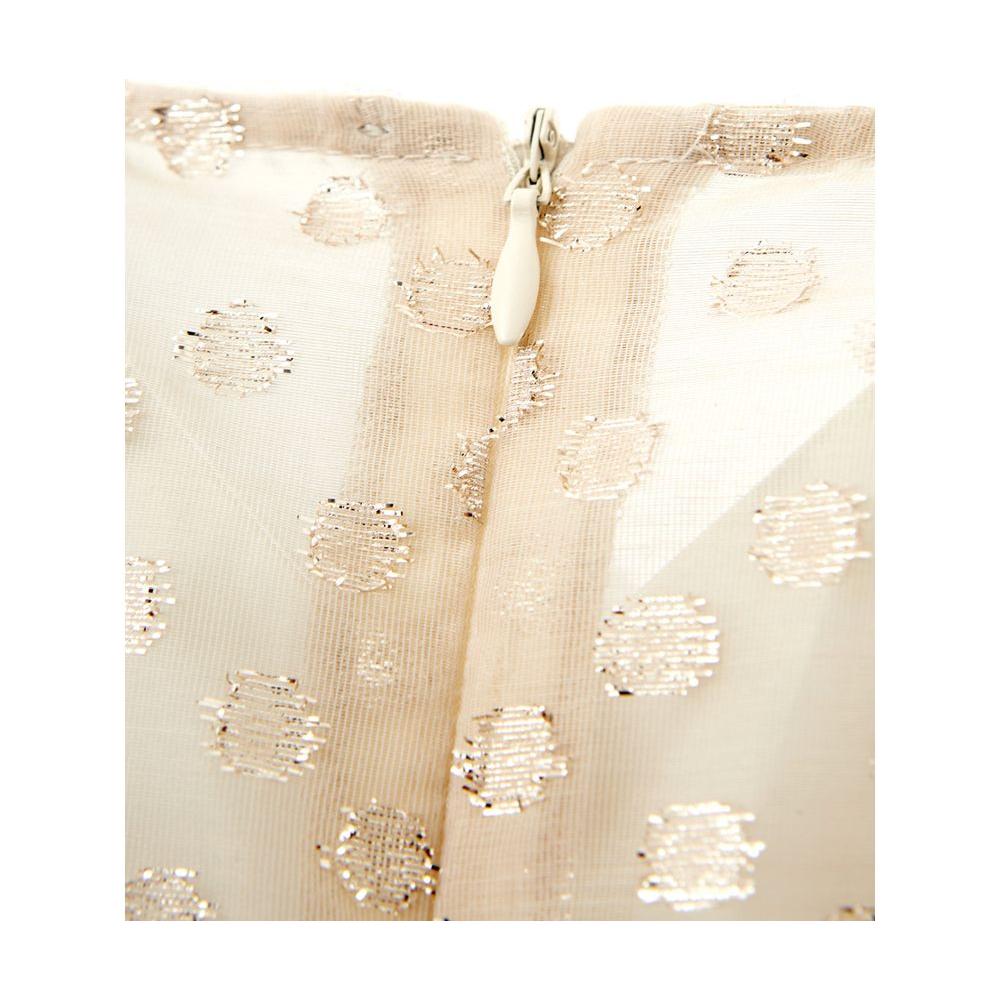 米色棉质优雅连衣裙