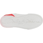 Dolce & Gabbana White Red Logo Portofino Sneakers Shoes LA12437-36
