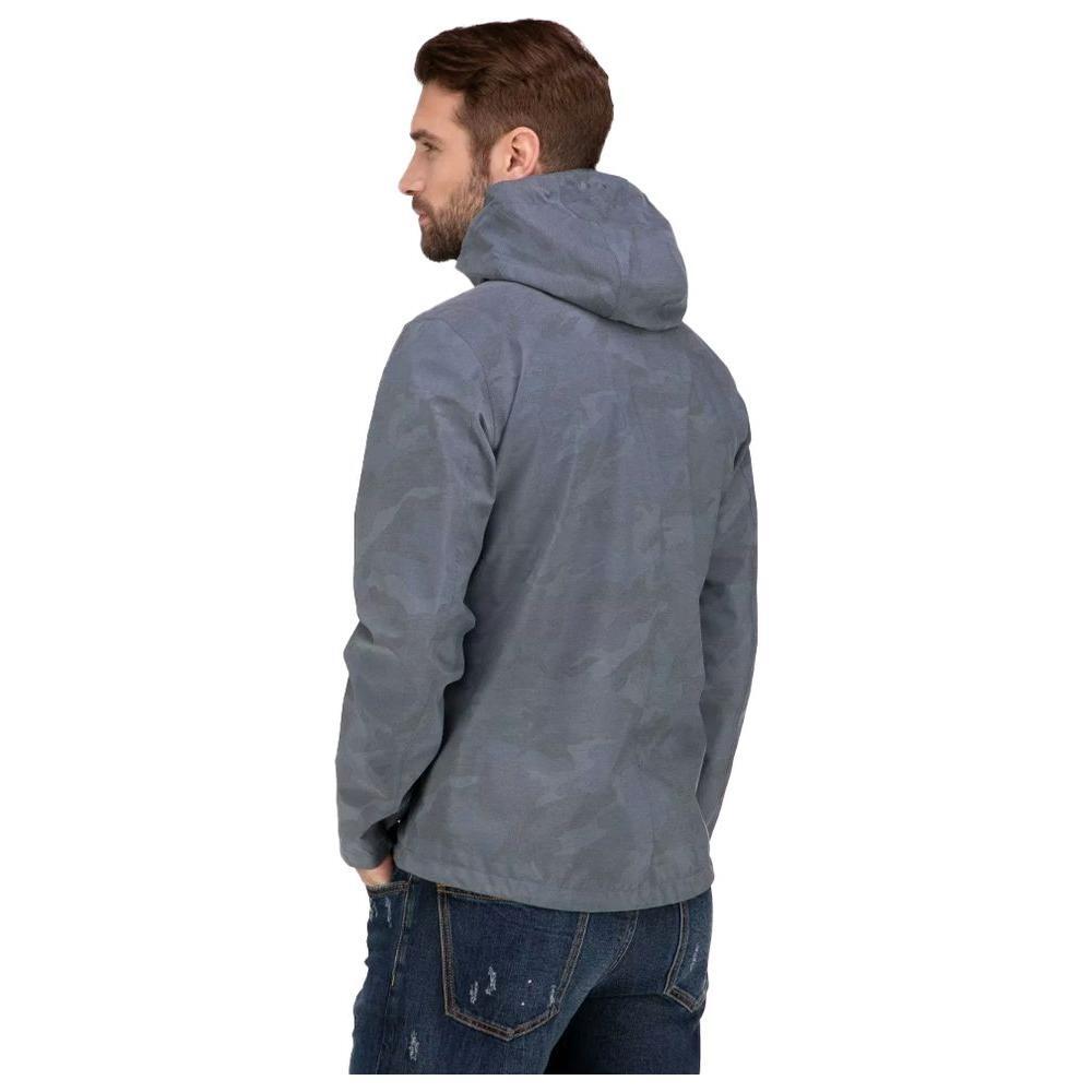 Front view with bag zipped and handles upright.