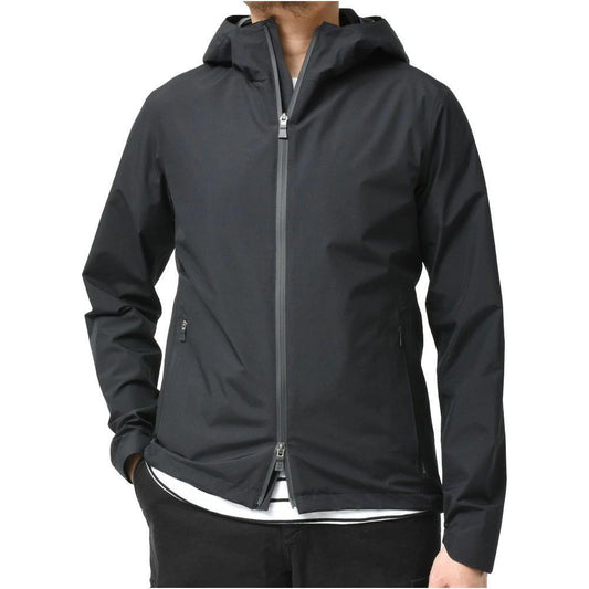 Herno Black Nylon Jacket HE-14942-IT46 | S