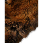 Dolce & Gabbana Brown Red Fox Fur Neck Warmer Winter Scarf MS7115