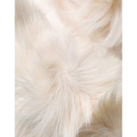 Dolce & Gabbana White Fox Fur Neck Wrap Warmer Winter Scarf MS7122