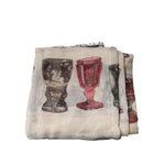 Dolce & Gabbana Multicolor Glass Cashmere Foulard Scarf MS7154