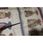 Dolce & Gabbana Multicolor Glass Cashmere Foulard Scarf MS7154