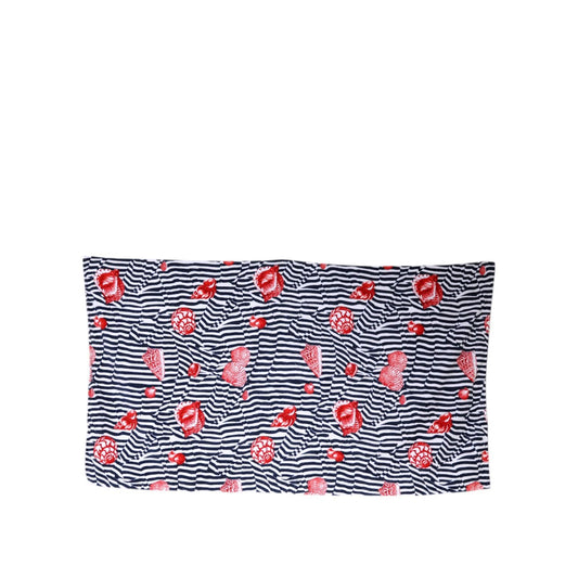 Dolce & Gabbana Multicolor Stripes Seashells Beach Towel MS7446