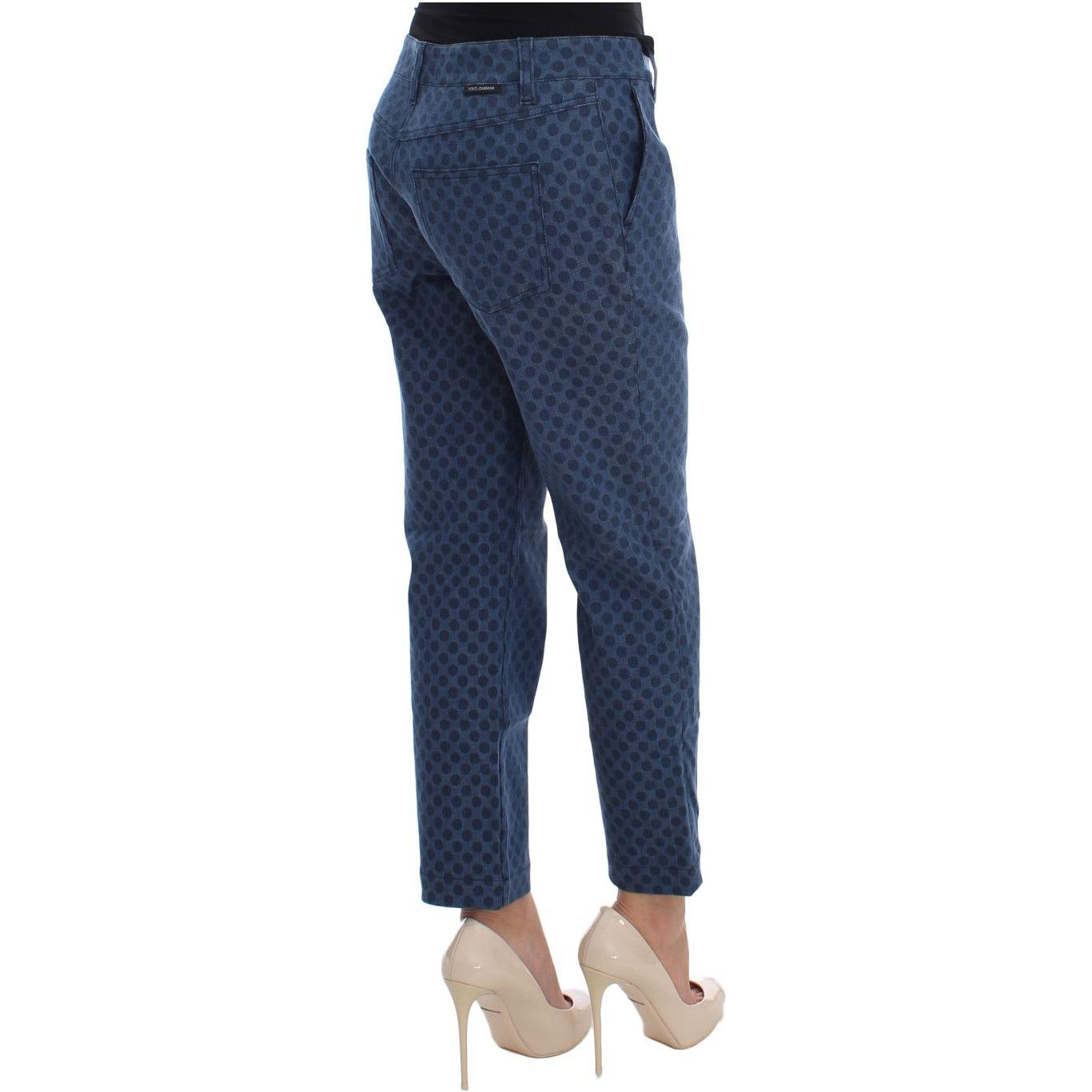 Dolce & Gabbana Polka Dotted Stretch Capri Jeans SIG20010-2