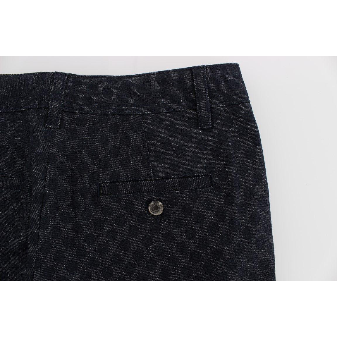 Dolce & Gabbana Polka Dotted Slim Capris Jeans SIG20019-2