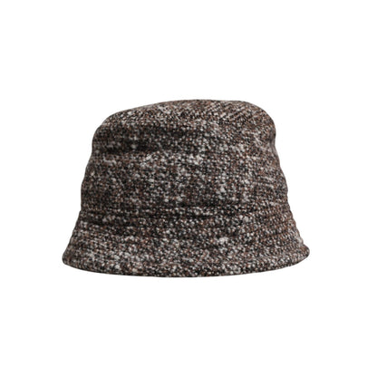 Dolce & Gabbana Brown Alpaca Wool Woven Bucket Hat