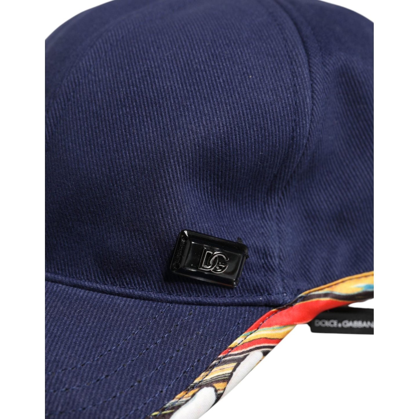 Dolce & Gabbana Blue Cotton 6 Panels Baseball Cap HAT9765-58