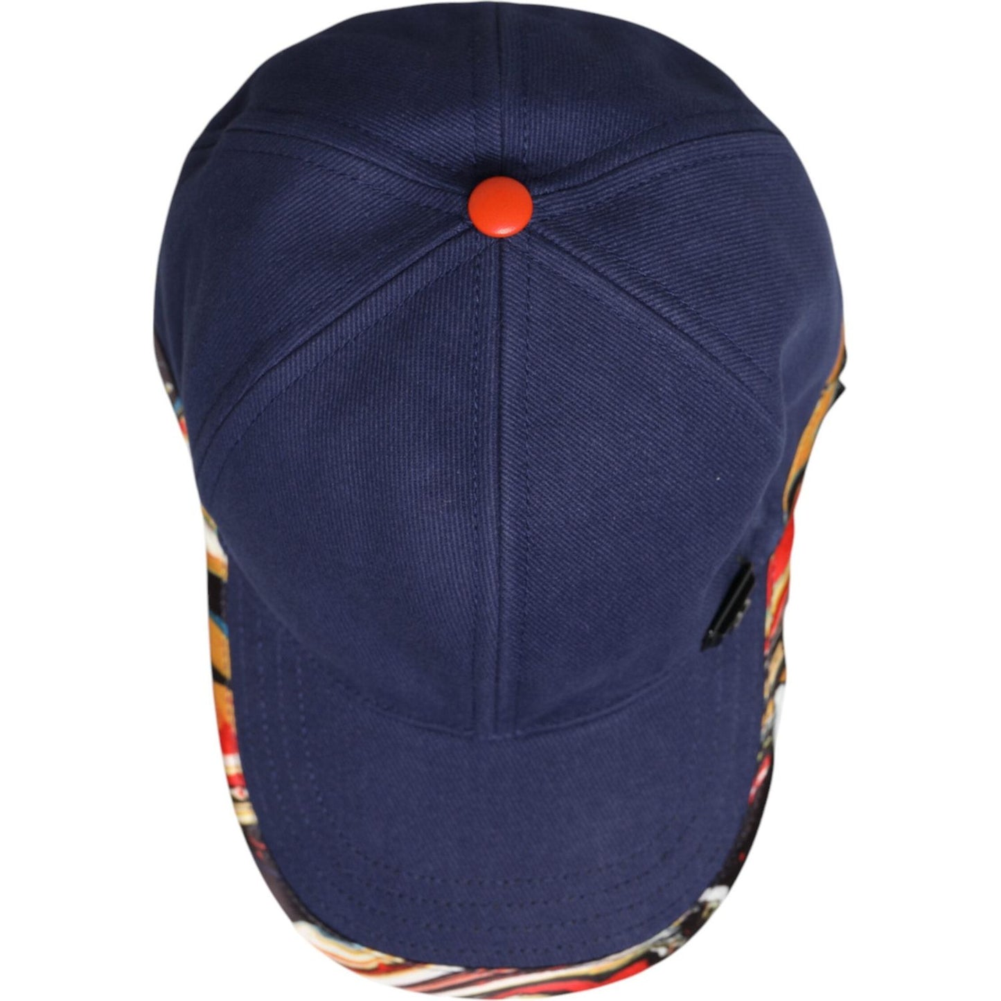 Dolce & Gabbana Blue Cotton 6 Panels Baseball Cap HAT9765-58