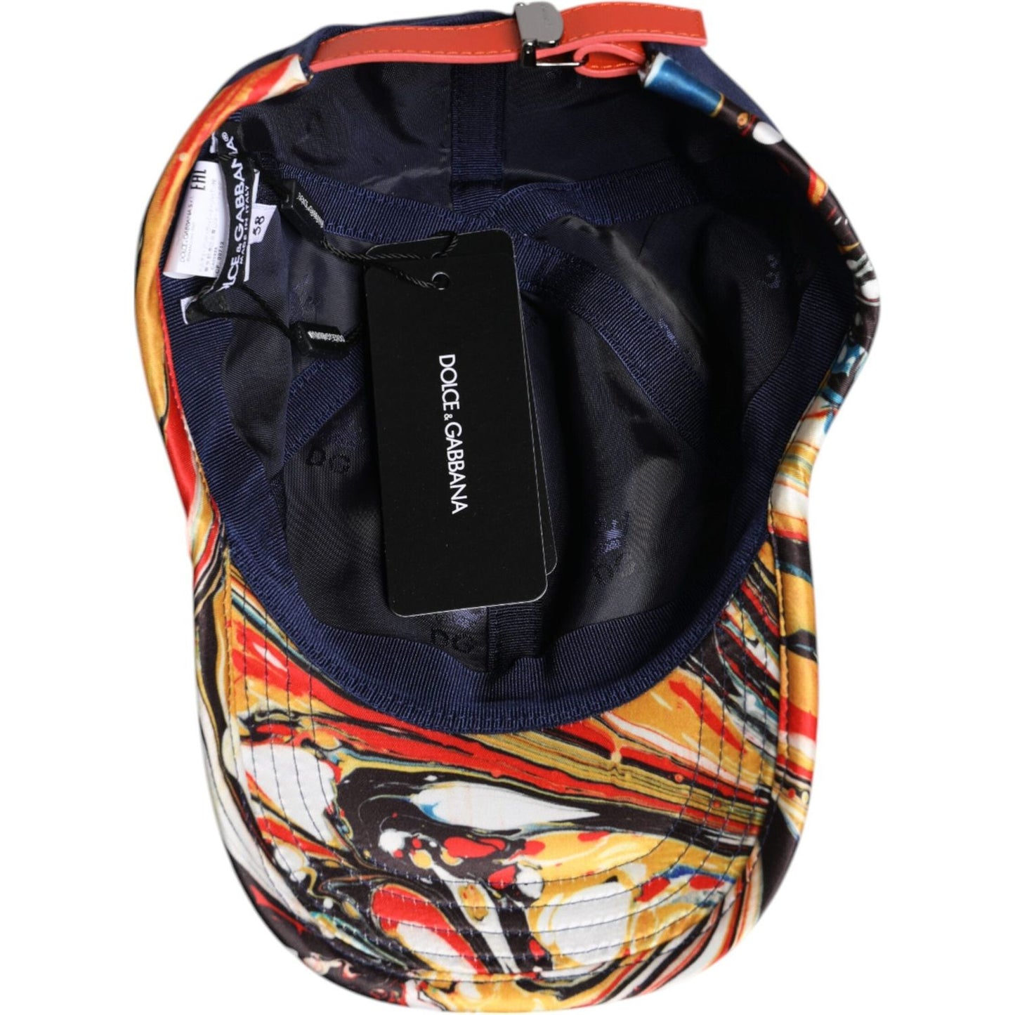 Dolce & Gabbana Blue Cotton 6 Panels Baseball Cap HAT9765-58