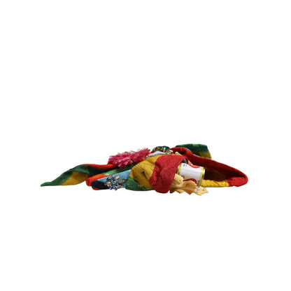 Dolce & Gabbana Multicolor Floral Crystal Embellished Diadem Headband