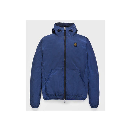 Refrigiwear Blue Polyamide Men's Summer Jacket RE-14966-3XL