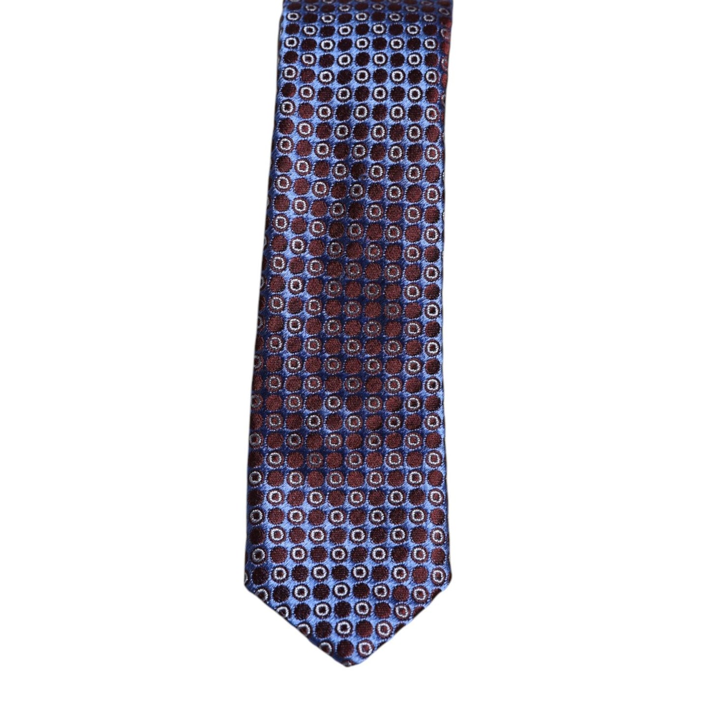 Dolce & Gabbana Multicolor Circles Silk Adjustable Necktie Tie KRA3476