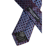 Dolce & Gabbana Multicolor Circles Silk Adjustable Necktie Tie KRA3476