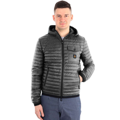 Refrigiwear Gray Nylon Men Jacket