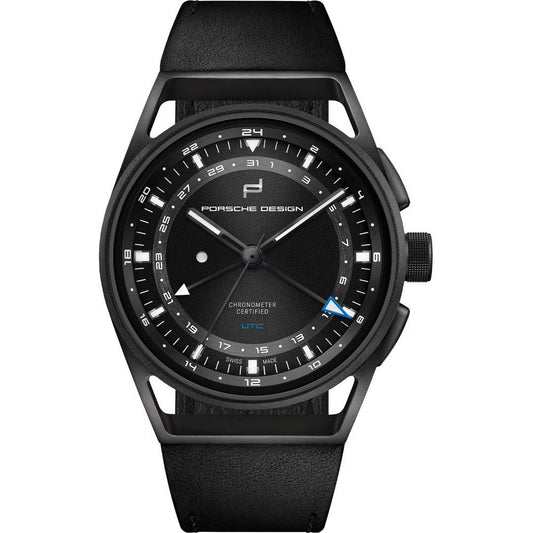 Porsche Design Black Leather Watch PD6023402005072AC
