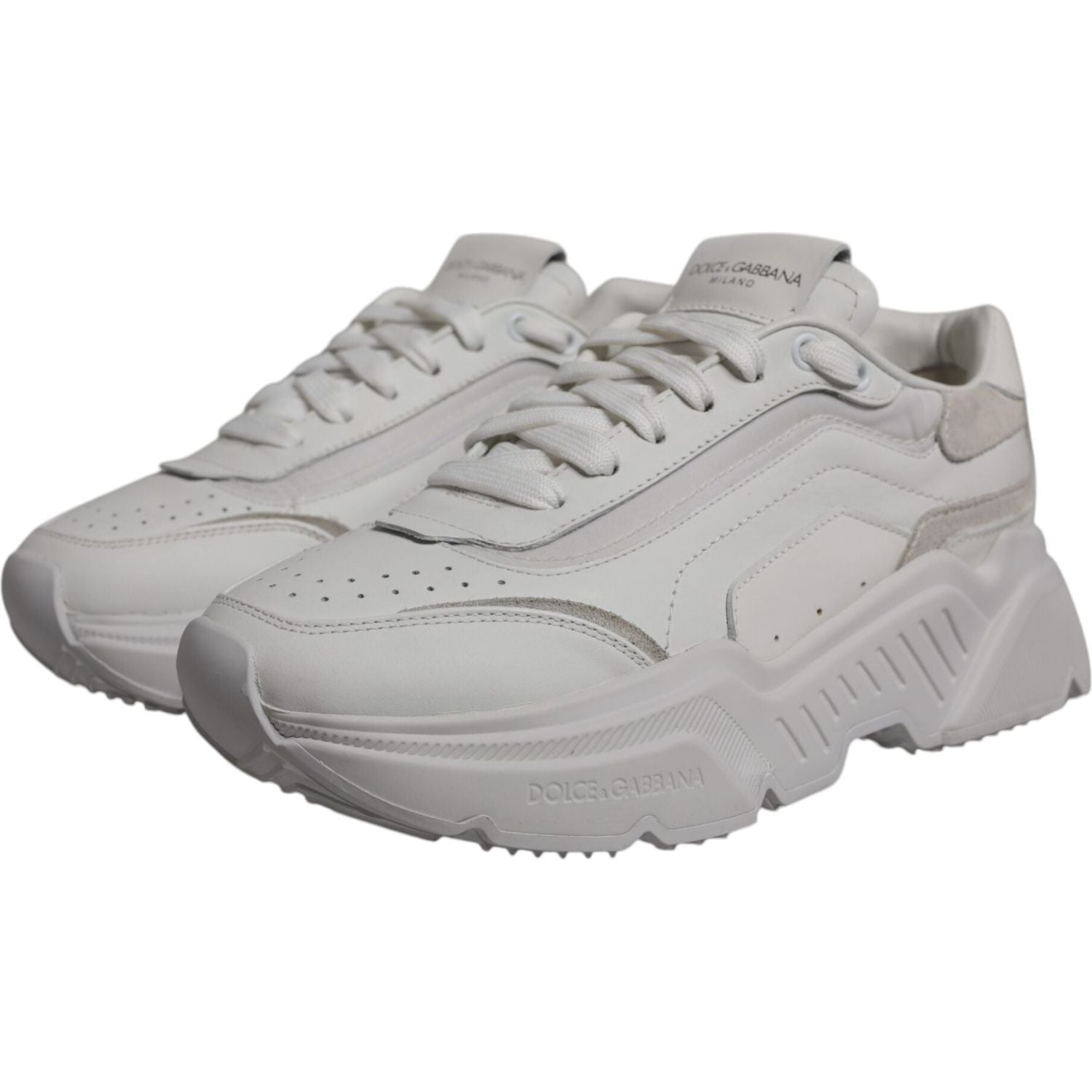 Dolce & Gabbana White Daymaster Low Top Sneakers Shoes