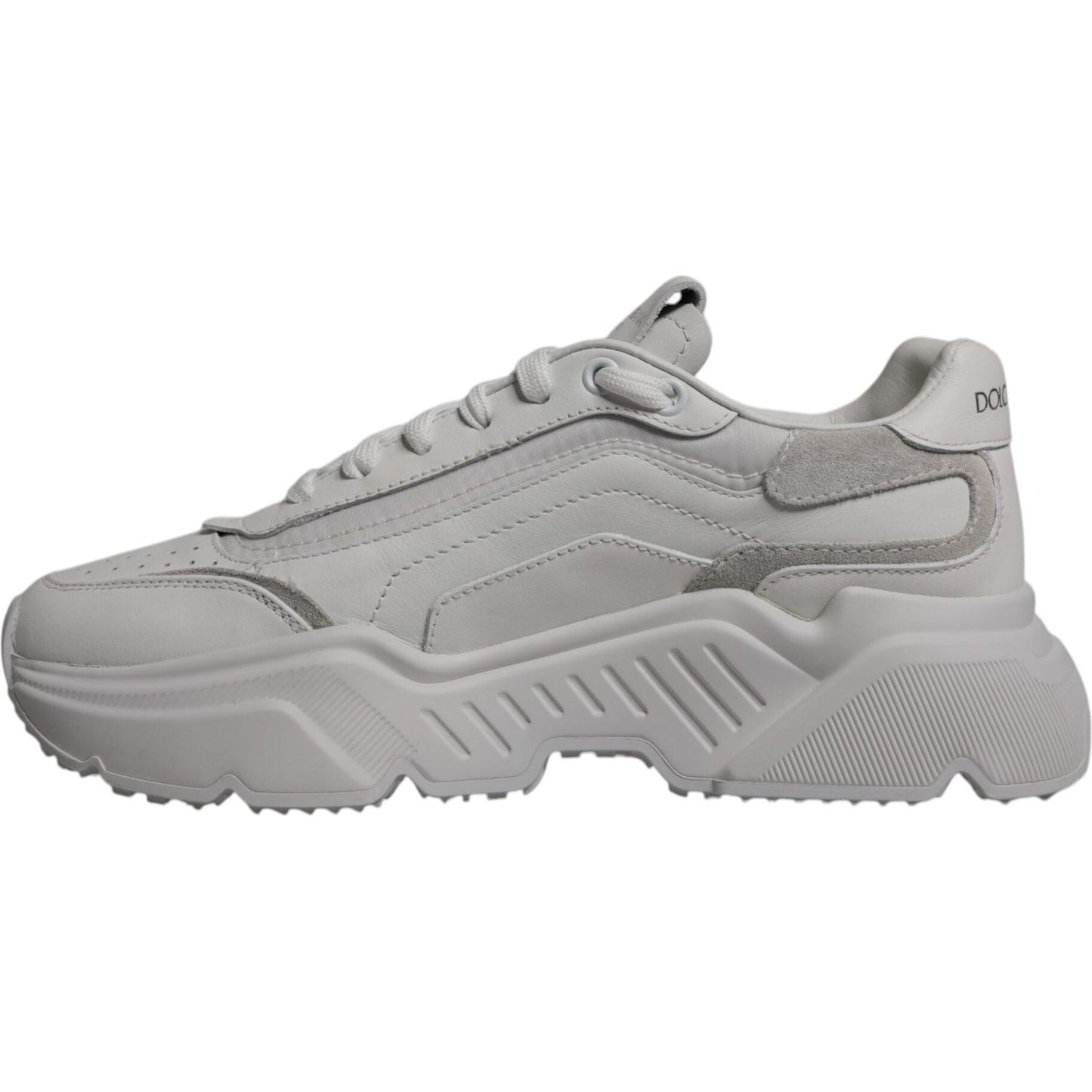 Dolce & Gabbana White Daymaster Low Top Sneakers Shoes MV7157-39.5