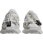Dolce & Gabbana White Nylon Low Top Space Men Sneakers Shoes MV7188-39